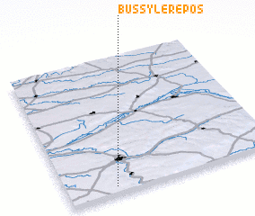 3d view of Bussy-le Repos