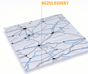 3d view of Bézu-le-Guéry