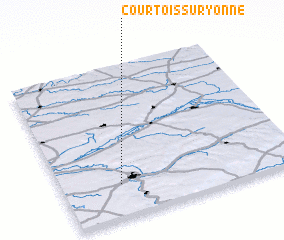 3d view of Courtois-sur-Yonne