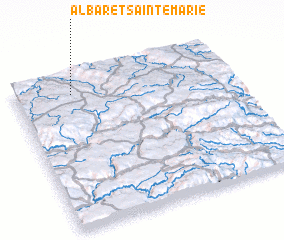 3d view of Albaret-Sainte-Marie