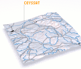 3d view of Ceyssat