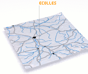 3d view of Écolles