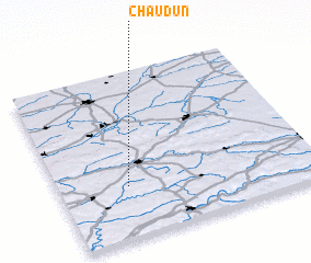 3d view of Chaudun