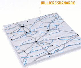 3d view of Villiers-sur-Marne