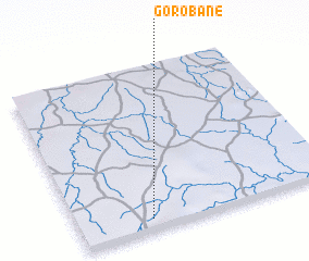 3d view of Gorobané