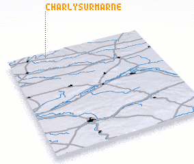 3d view of Charly-sur-Marne