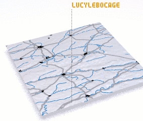 3d view of Lucy-le-Bocage