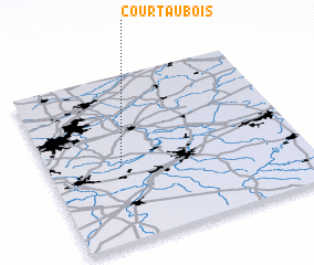 3d view of Court au Bois