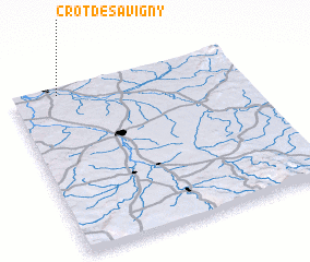 3d view of Crot de Savigny