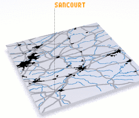 3d view of Sancourt