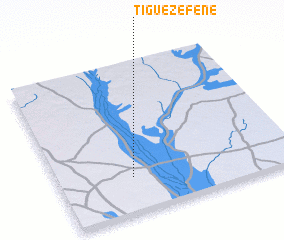 3d view of Tiguézéfene