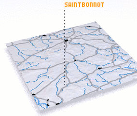 3d view of Saint-Bonnot