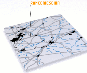 3d view of Ramegnies-Chin