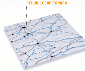 3d view of Neuville-Saint-Amand