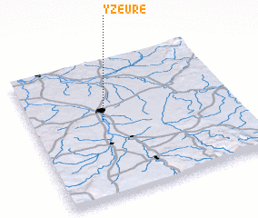 3d view of Yzeure