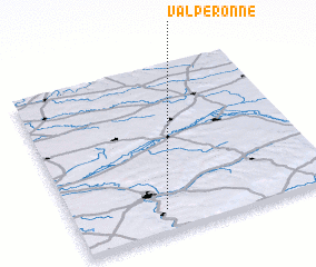 3d view of Val Péronne