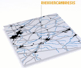 3d view of Rieux-en-Cambrésis