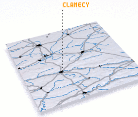 3d view of Clamecy