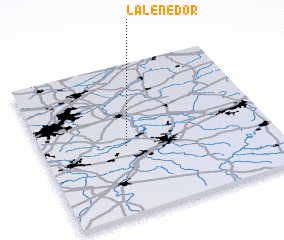 3d view of LʼAlène dʼOr