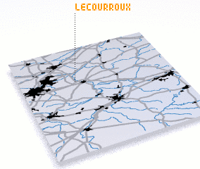 3d view of Le Courroux