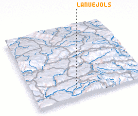 3d view of Lanuéjols