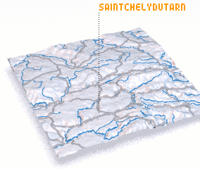 3d view of Saint-Chély-du-Tarn