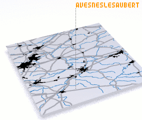 3d view of Avesnes-lès-Aubert