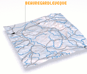 3d view of Beauregard-lʼÉvêque