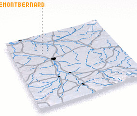 3d view of Loges des Bruyères-de-Montbernard