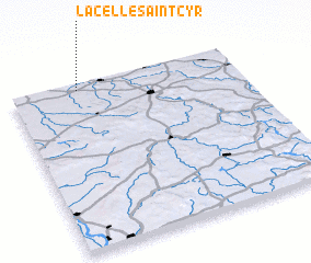 3d view of La Celle-Saint-Cyr