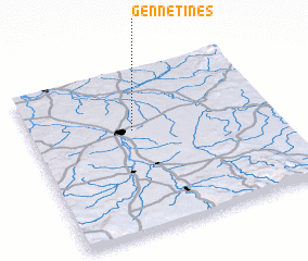 3d view of Gennetines