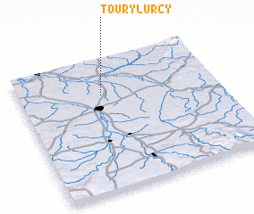 3d view of Toury-Lurcy