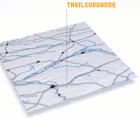 3d view of Theil-sur-Vanne