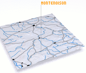 3d view of Montenoison