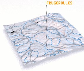 3d view of Frugerolles