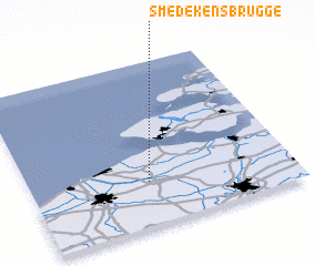 3d view of Smedekensbrugge