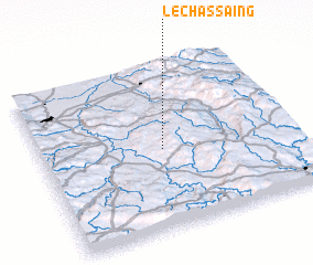 3d view of Le Chassaing