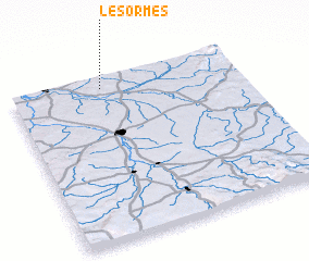 3d view of Les Ormes