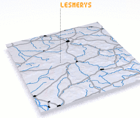 3d view of Les Mérys