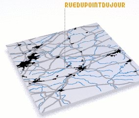 3d view of Rue du Point du Jour