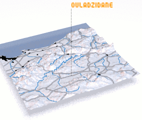 3d view of Oulad Zidane
