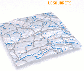 3d view of Les Oubrets