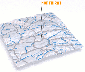 3d view of Montmirat