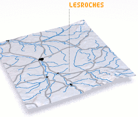 3d view of Les Roches