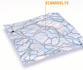 3d view of Échandelys