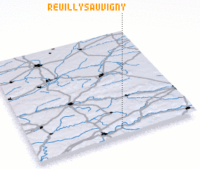 3d view of Reuilly-Sauvigny