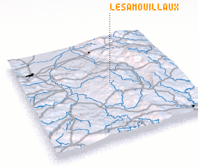 3d view of Les Amouillaux