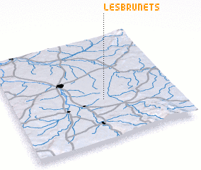 3d view of Les Brunets