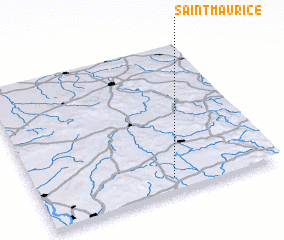 3d view of Saint-Maurice