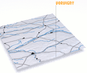 3d view of Vorvigny